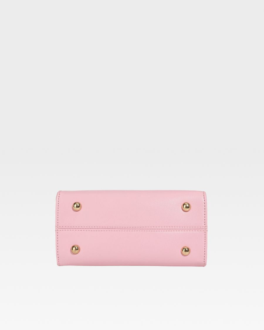 Mini Tote Bag in Bubble Gum Pink