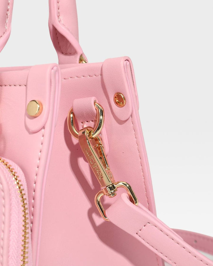 Mini Tote Bag in Bubble Gum Pink
