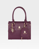 Lisse Mini Tote Bag in Burgundy