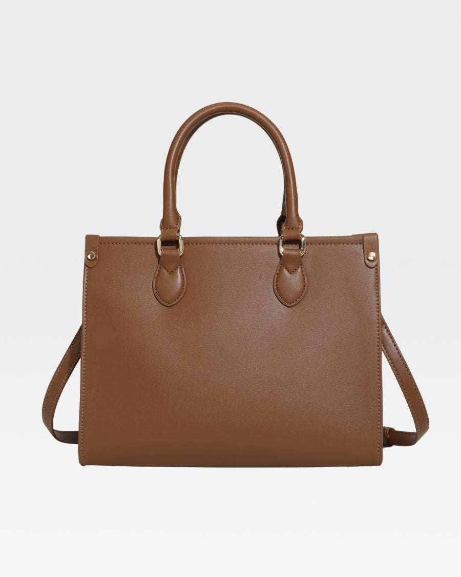 Mini Tote Bag in Coffee