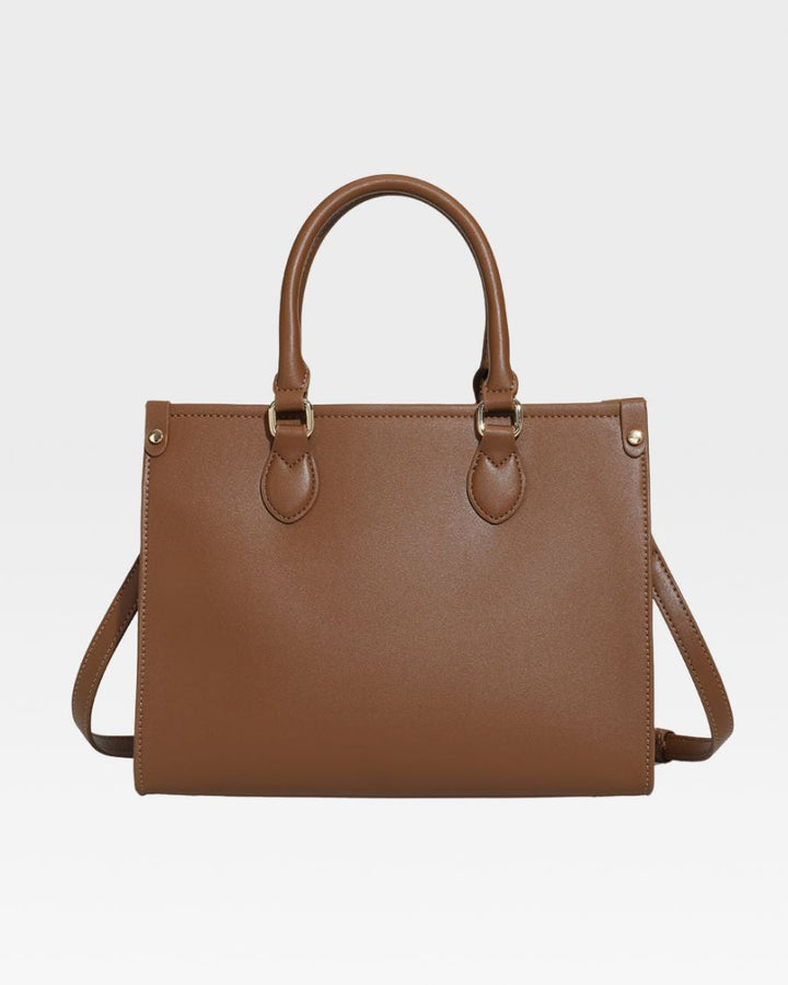 Mini Tote Bag in Coffee