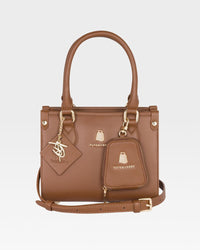 Lisse Mini Tote Bag in Coffee