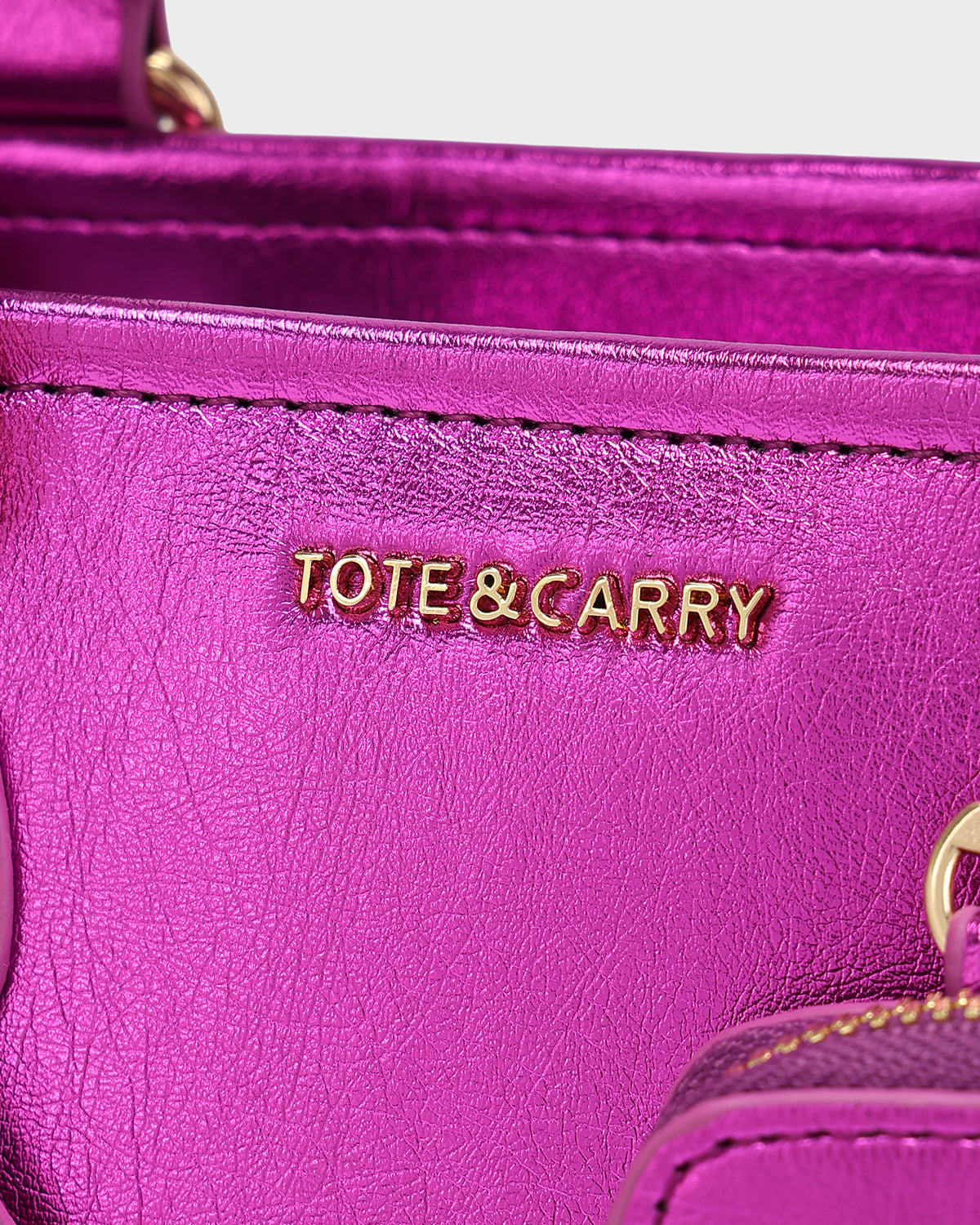 Lisse Mini Tote Bag in Pout Pink