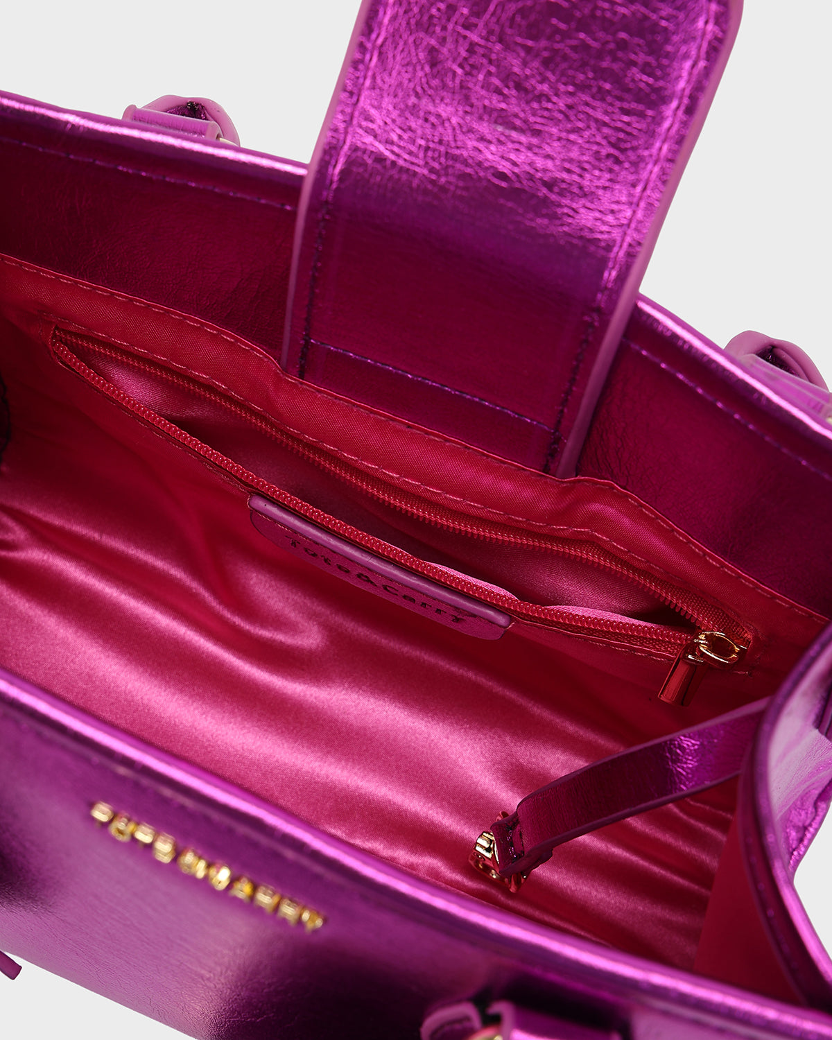 Lisse Mini Tote Bag in Pout Pink