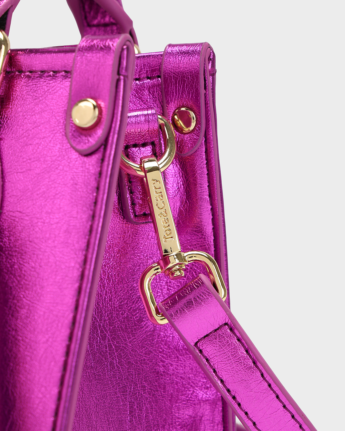 Lisse Mini Tote Bag in Pout Pink