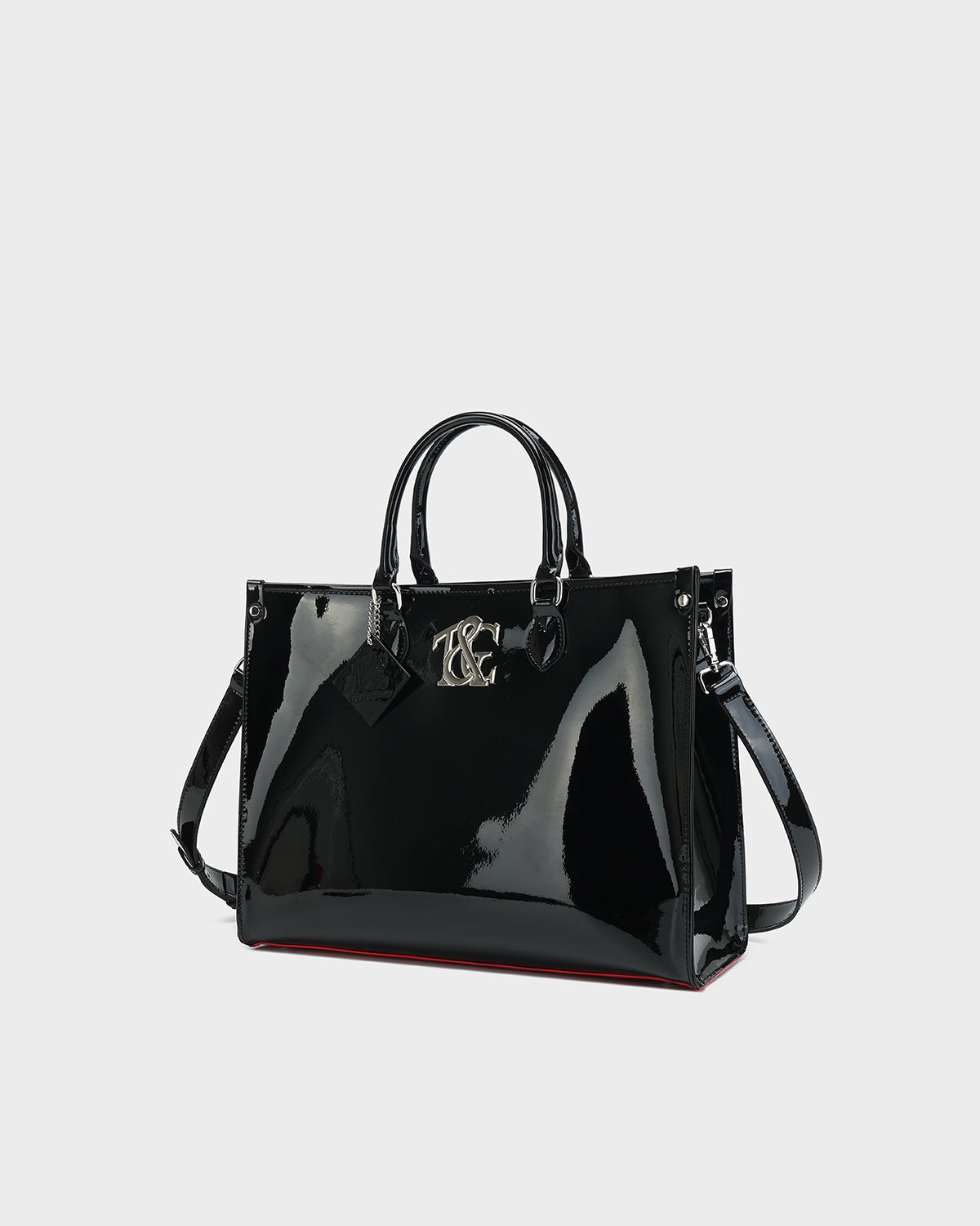 Lustre Tote Bag in Black