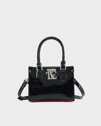 Lustre Tote Bag in Black
