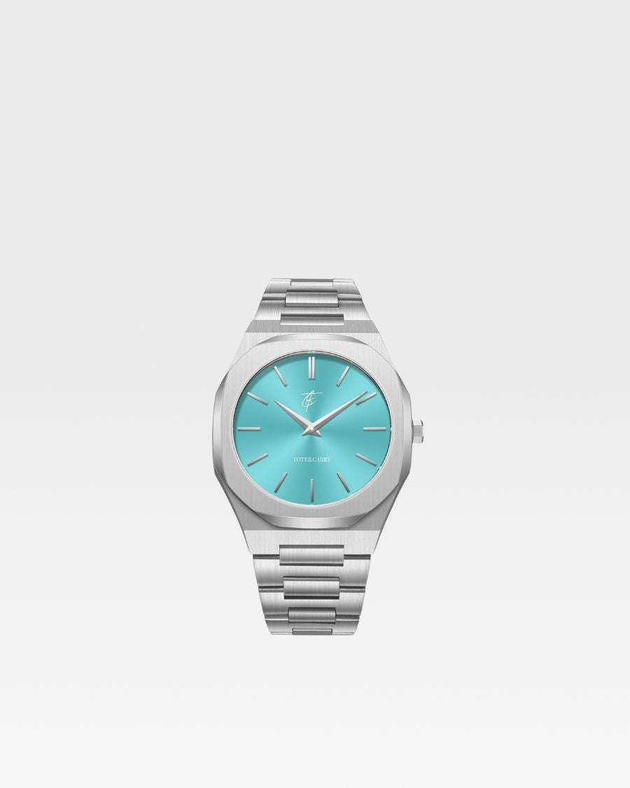 Lux Ambassador Silver Aqua Watch