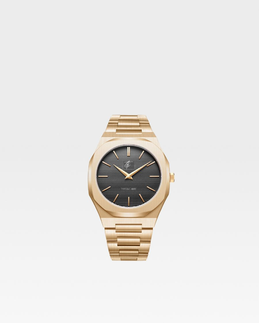 Lux Ambassador Gold Black Watch