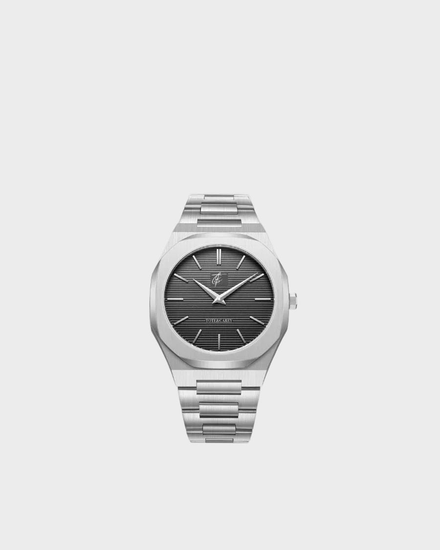 Lux Ambassador Silver Black Watch