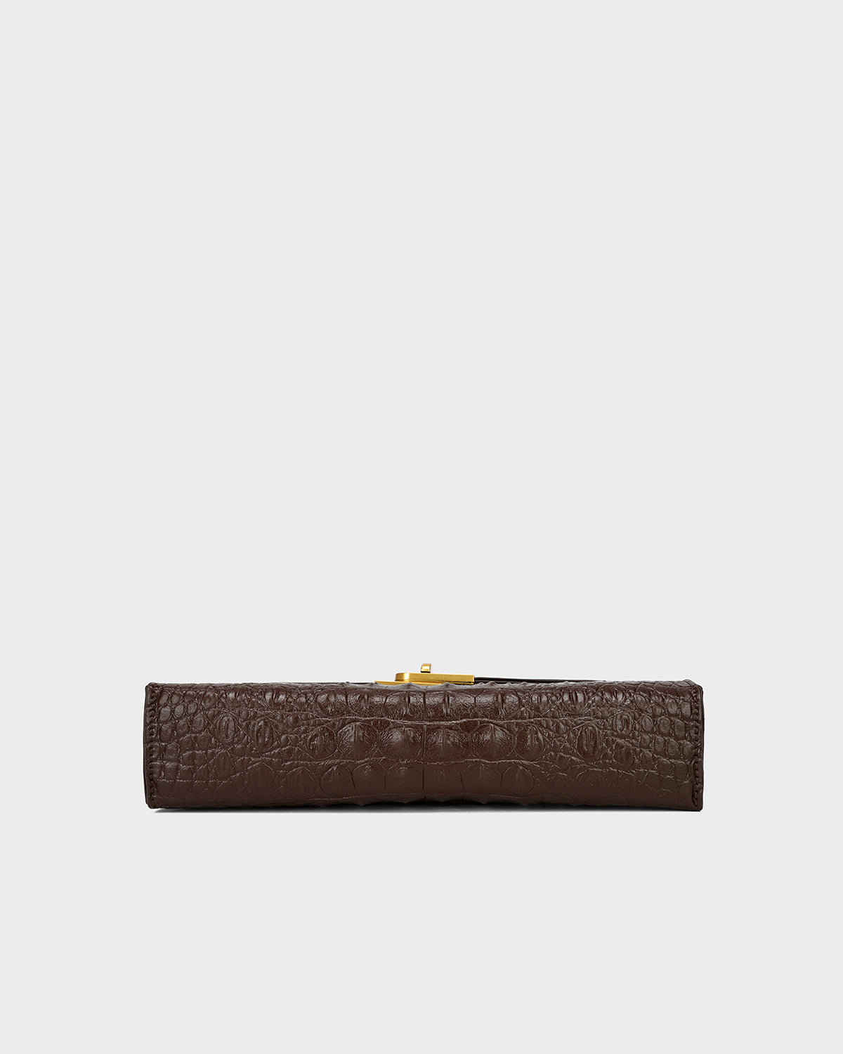 Luxury Heritage Handheld Clutch In Brown