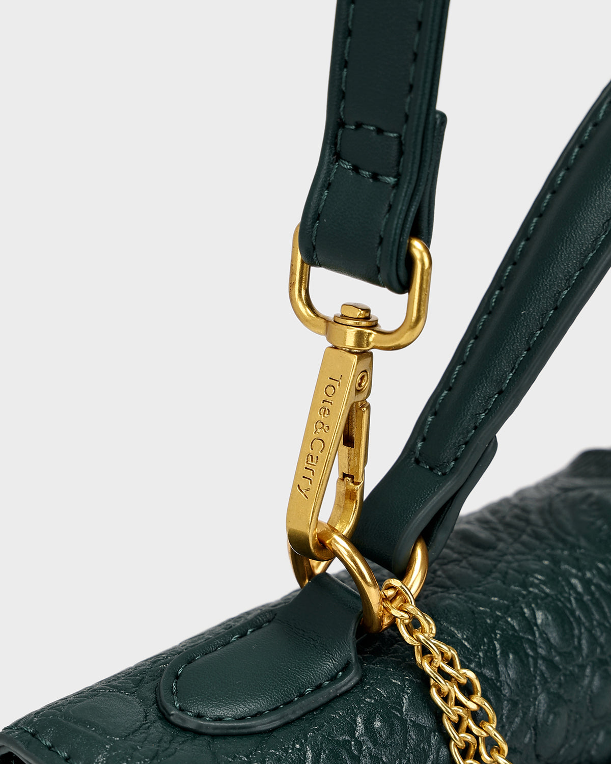 Luxury Heritage Handheld Clutch In Emerald Green