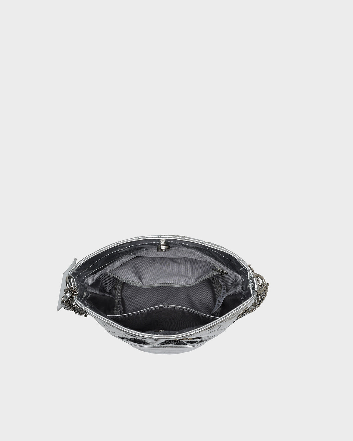 Metallic Magic Shoulder Bag in Silver