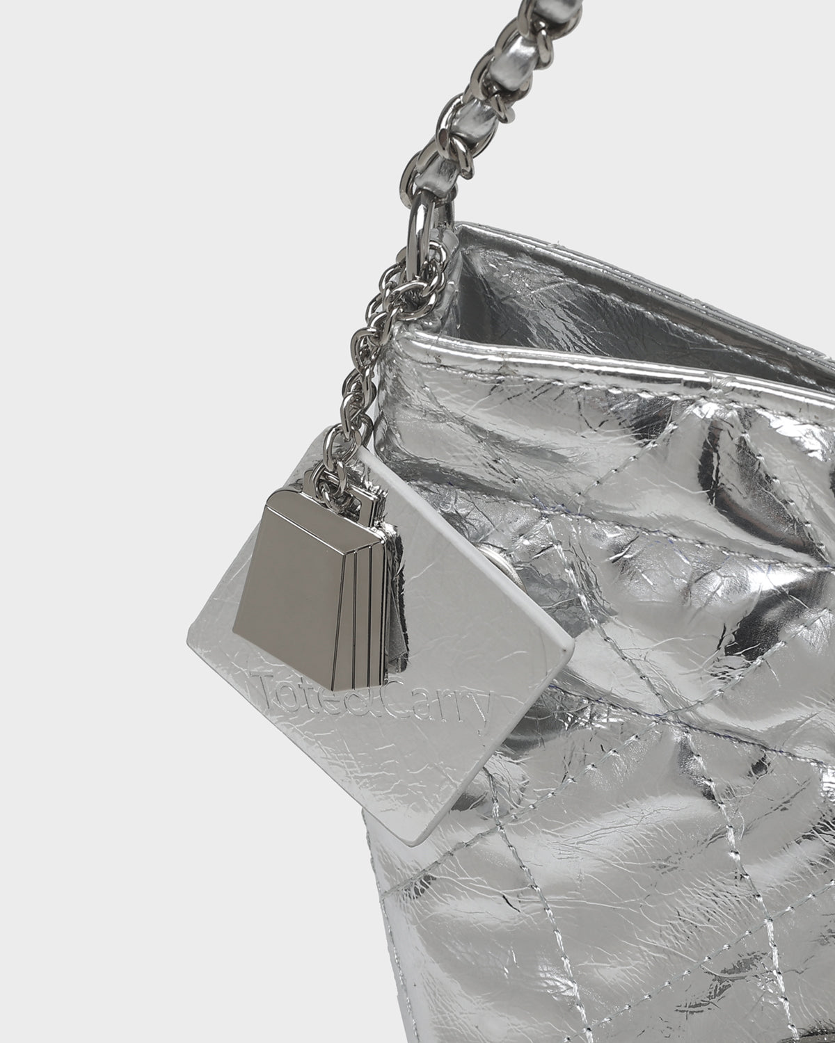 Metallic Magic Shoulder Bag in Silver