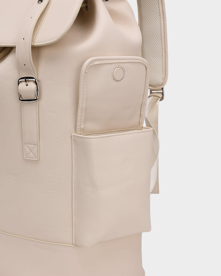 Wanderlust Backpack in Cream White