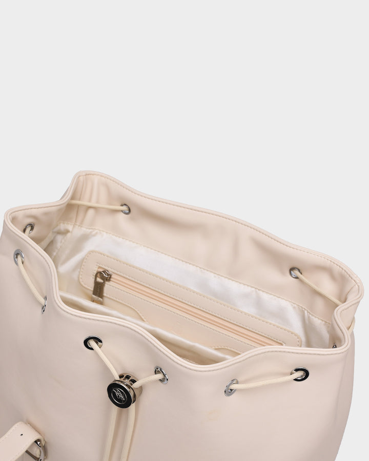 Wanderlust Backpack in Cream White