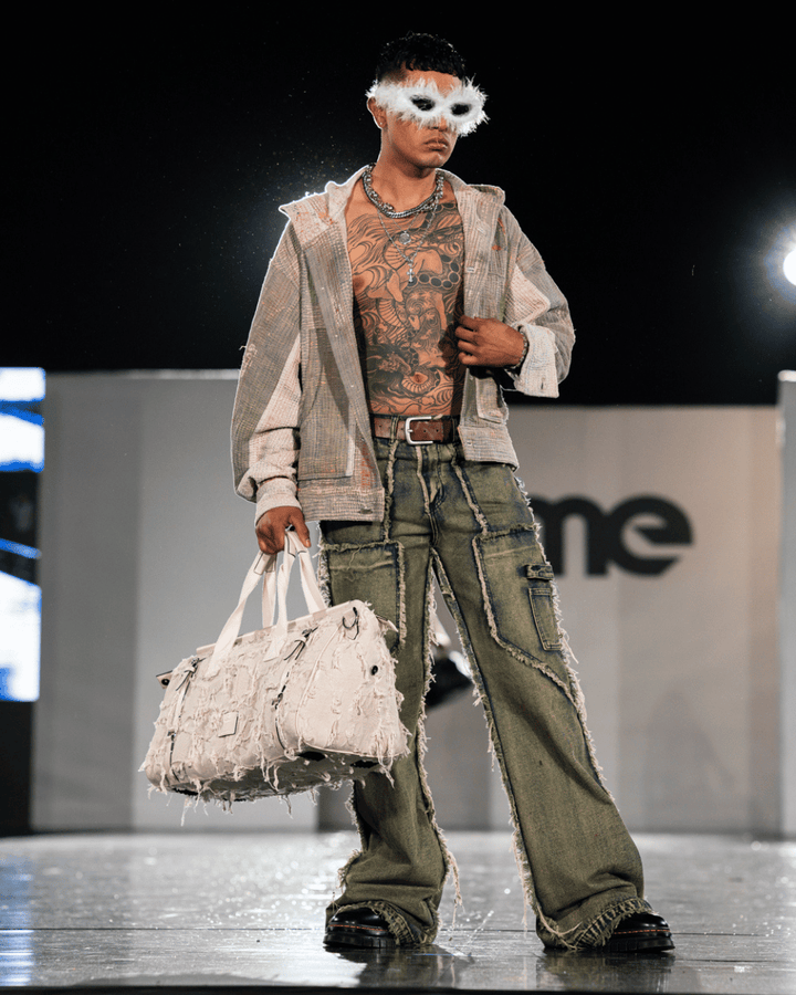 Mummy Duffle Bag in Cream White