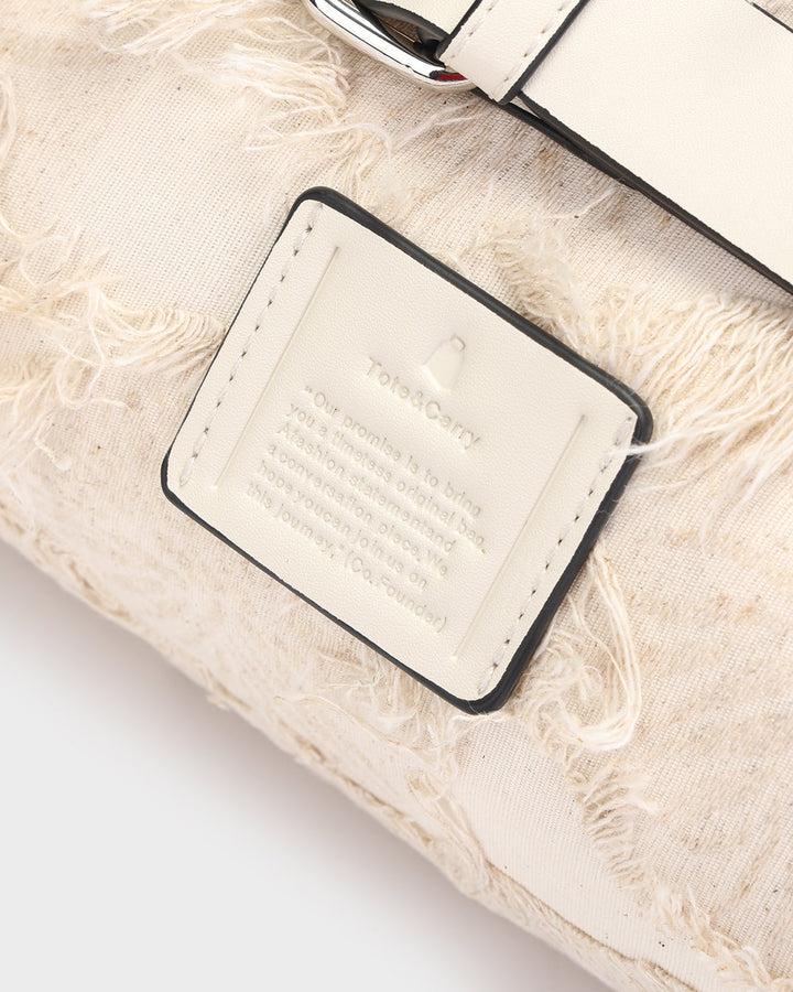 Mummy Toiletry Bag in Cream White