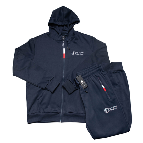 Navy First Class Full Zip Hoodie Track Suit