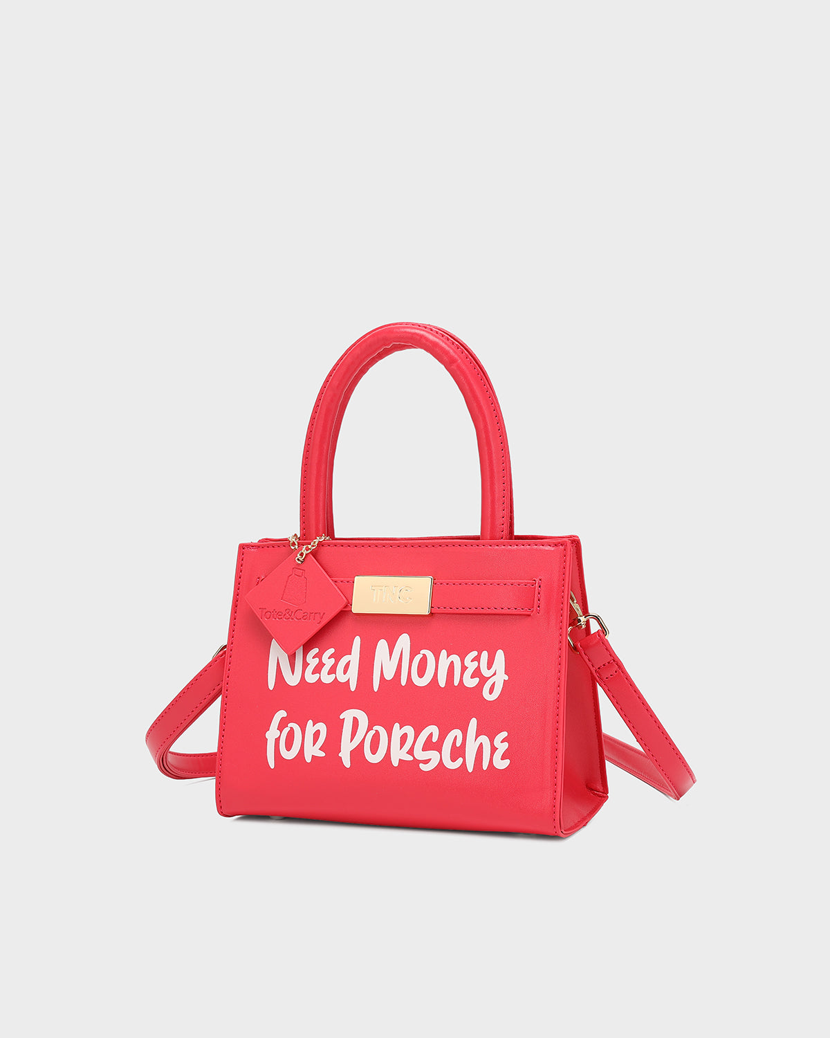 Need Money For Porsche Mini Tote in Baby Pink