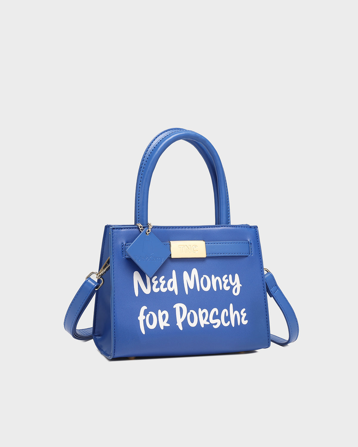 Need Money For Porsche Mini Tote in Royal Blue