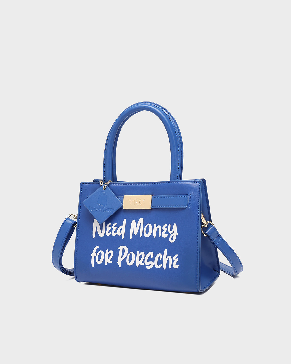Need Money For Porsche Mini Tote in Royal Blue