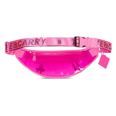 Neon Pink Clear Fanny Pack
