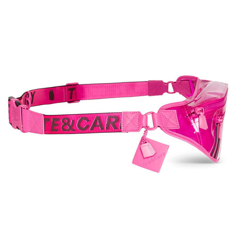 Neon Pink Clear Fanny Pack