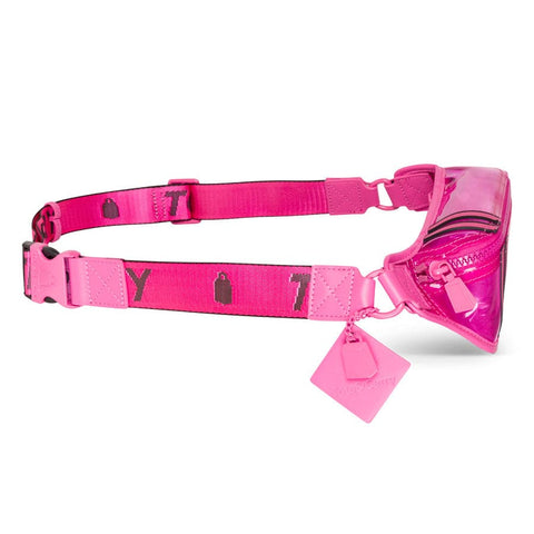 Neon Pink Clear Mini Fanny Pack