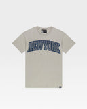 New York Grey Baseball Tee Shirt