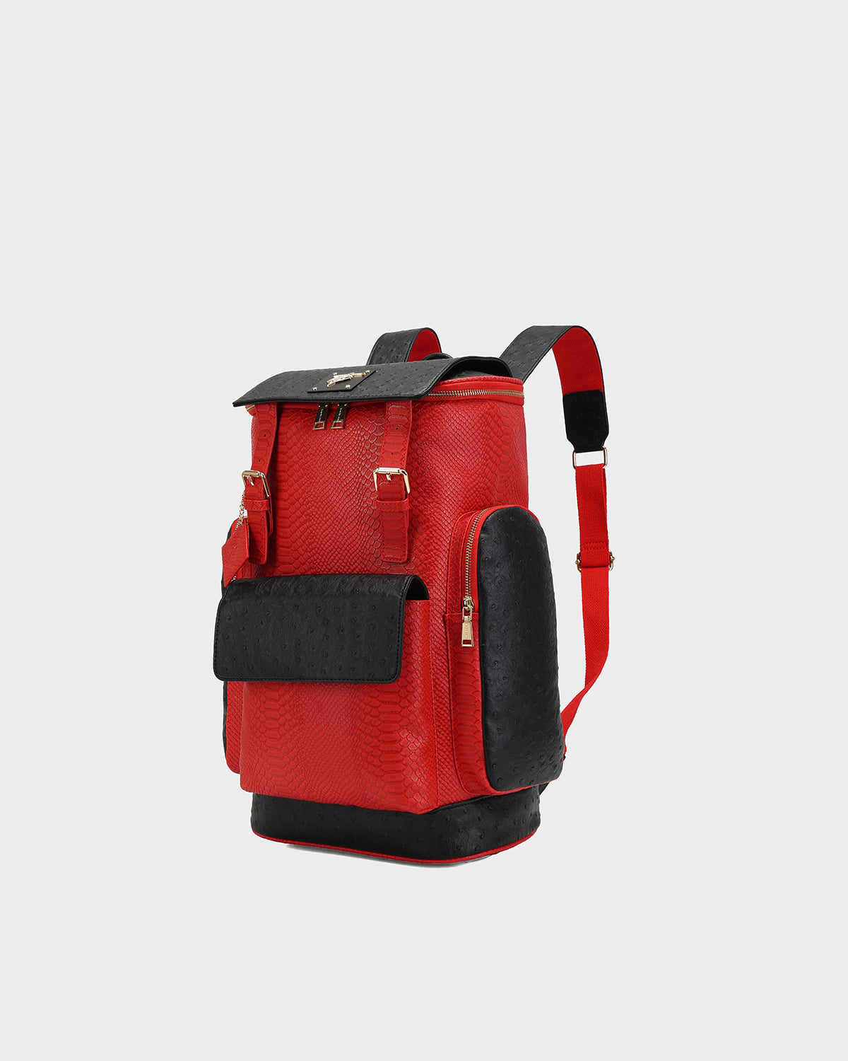 Noble Backpack in Black & Red