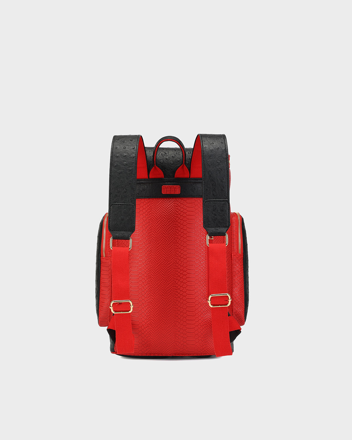 Noble Backpack in Black & Red
