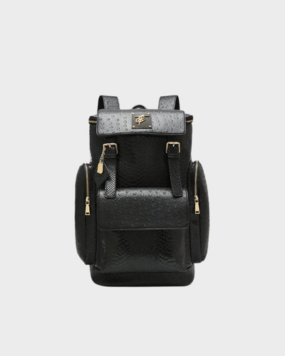 Journey Multi-Pocket Backpack in Black