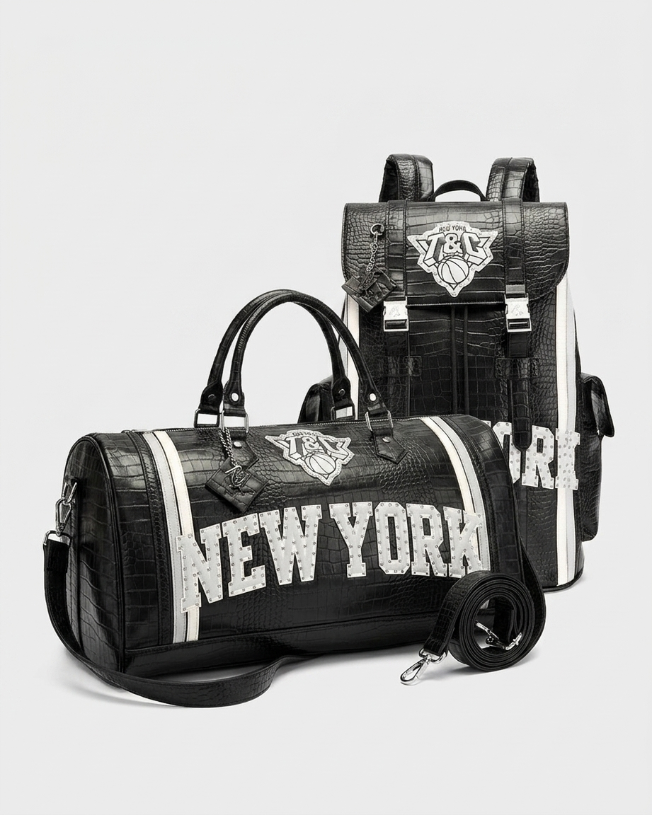 NY Onyx Travel Set in Black