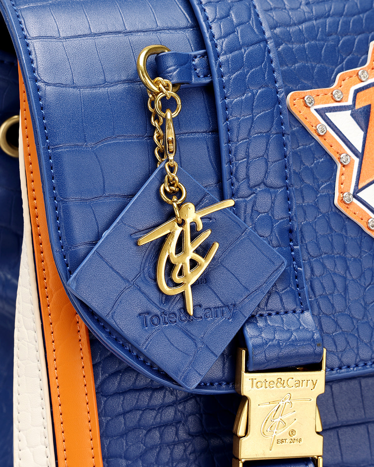 NY Onyx Backpack Blue & Orange
