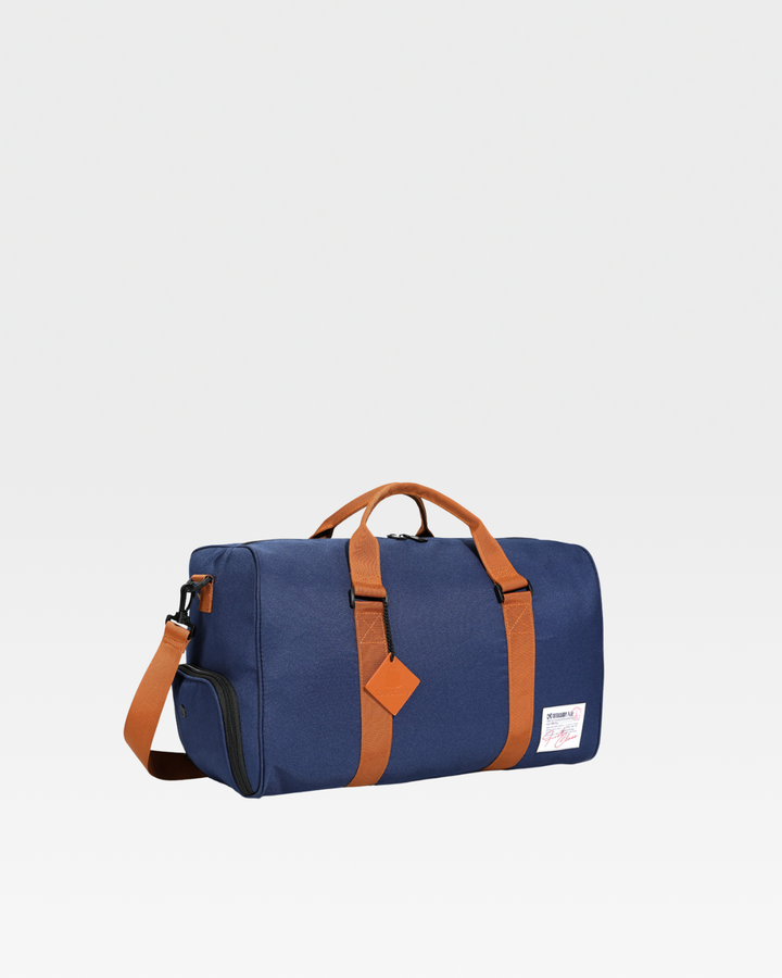 Nylon Travel Bag in Navy Blue