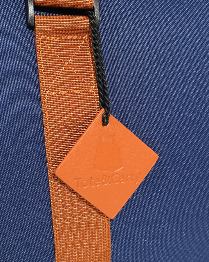 Nylon Travel Bag in Navy Blue