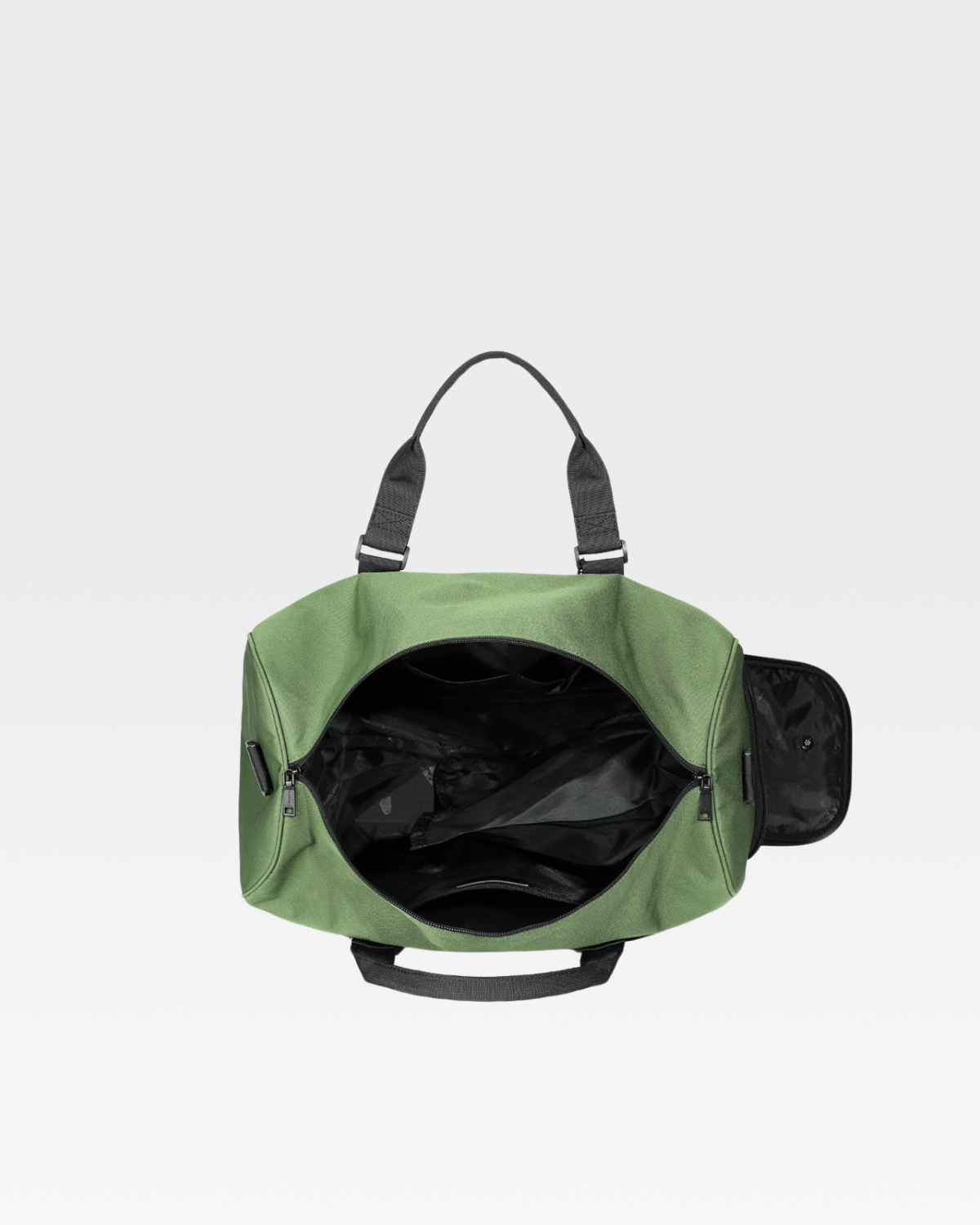 Nylon Travel Bag in Olive Green