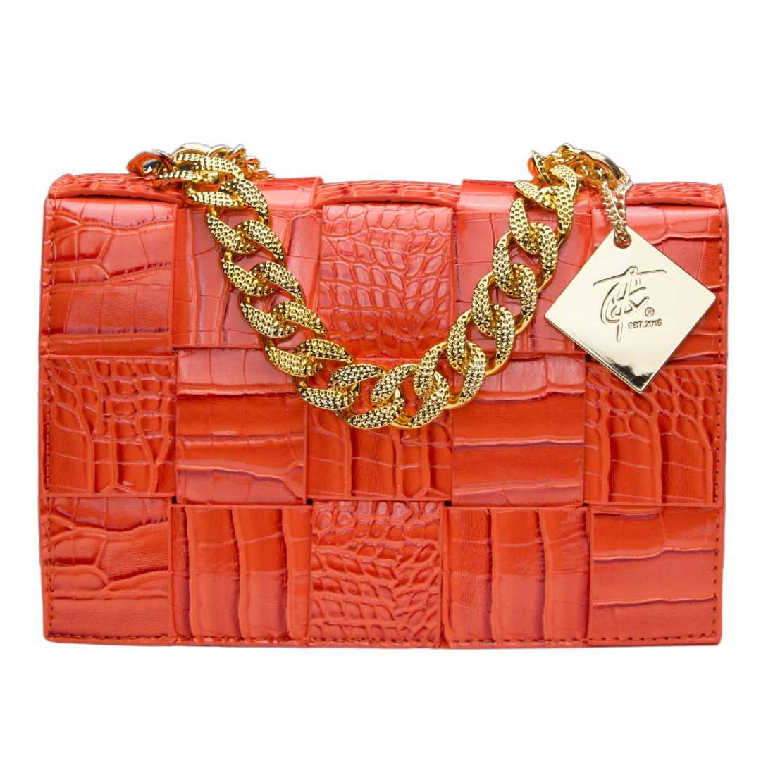 Boho Charm Natural Canvas Shoulder Bag with Vibrant Orange Trim – Jolie  Vaughan Mature Women's Online Clothing Boutique