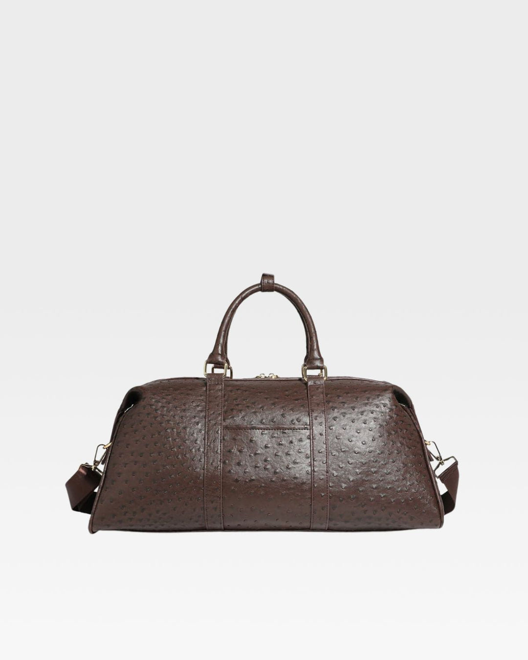Ostrich Duffle Bag in Brown