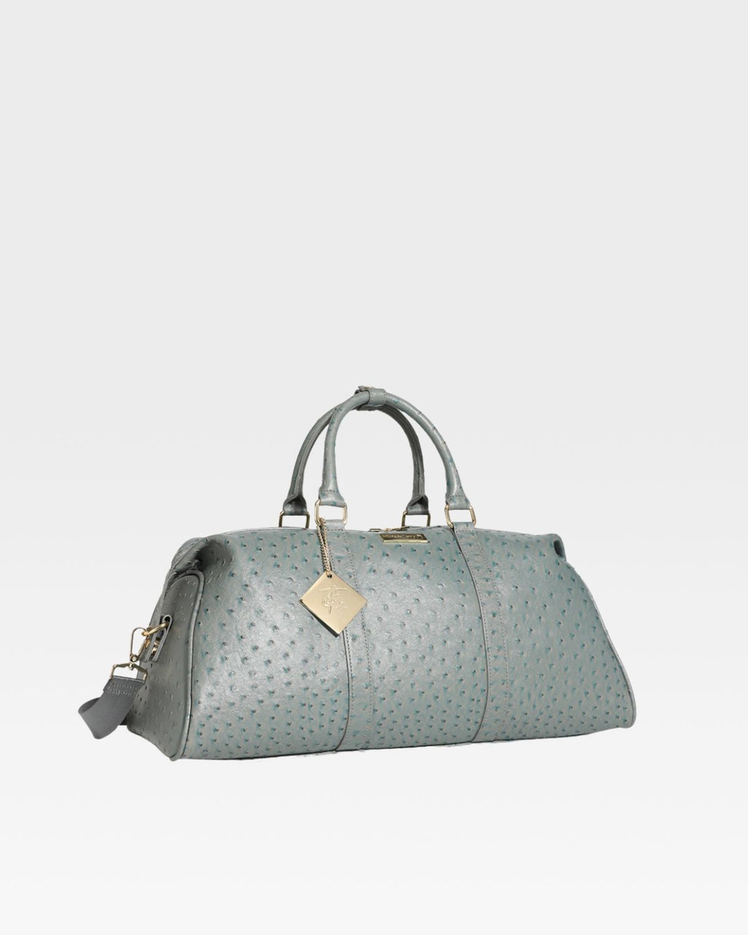 Ostrich Duffle Bag in Grey