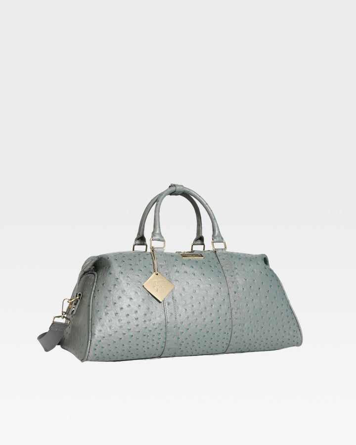 Ostrich Duffle Bag in Grey