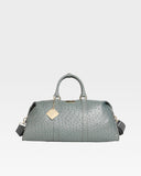 Ostrich Weekender Duffle Bag in Grey