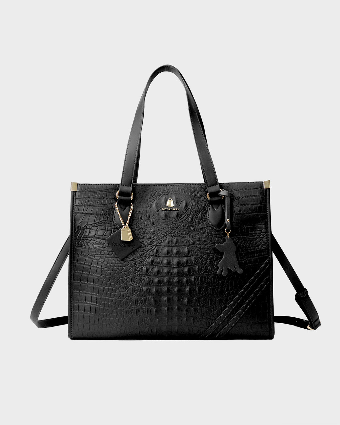 Paris Pup Key chain in Black