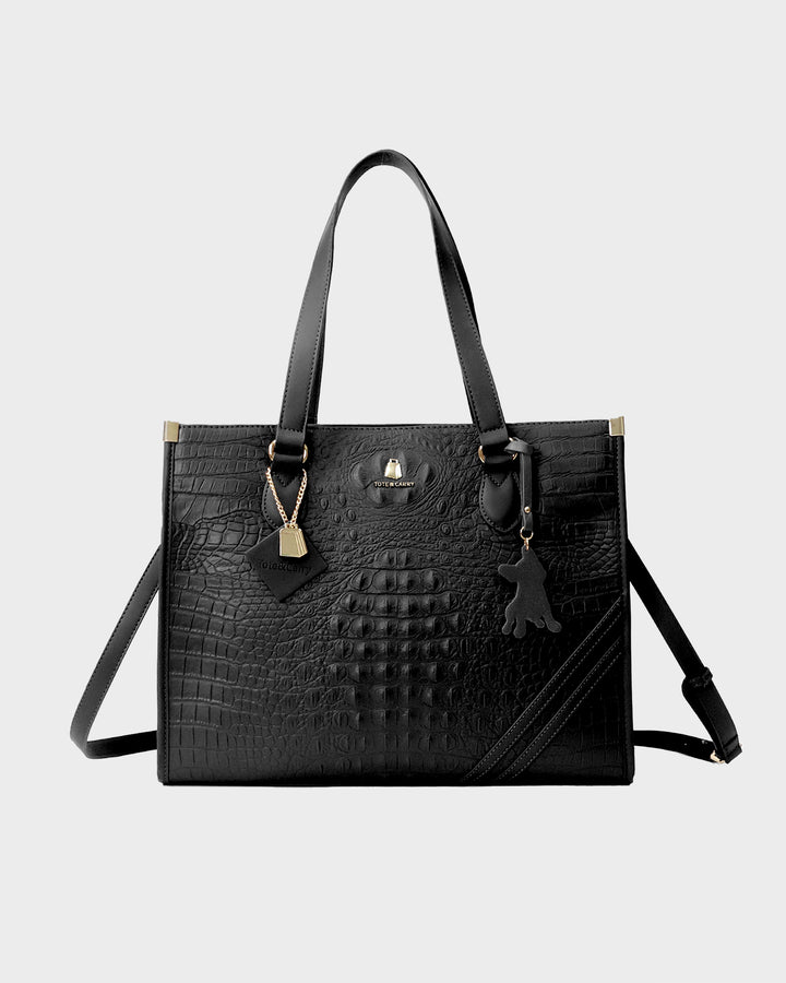 Paris Pup Key chain in Black