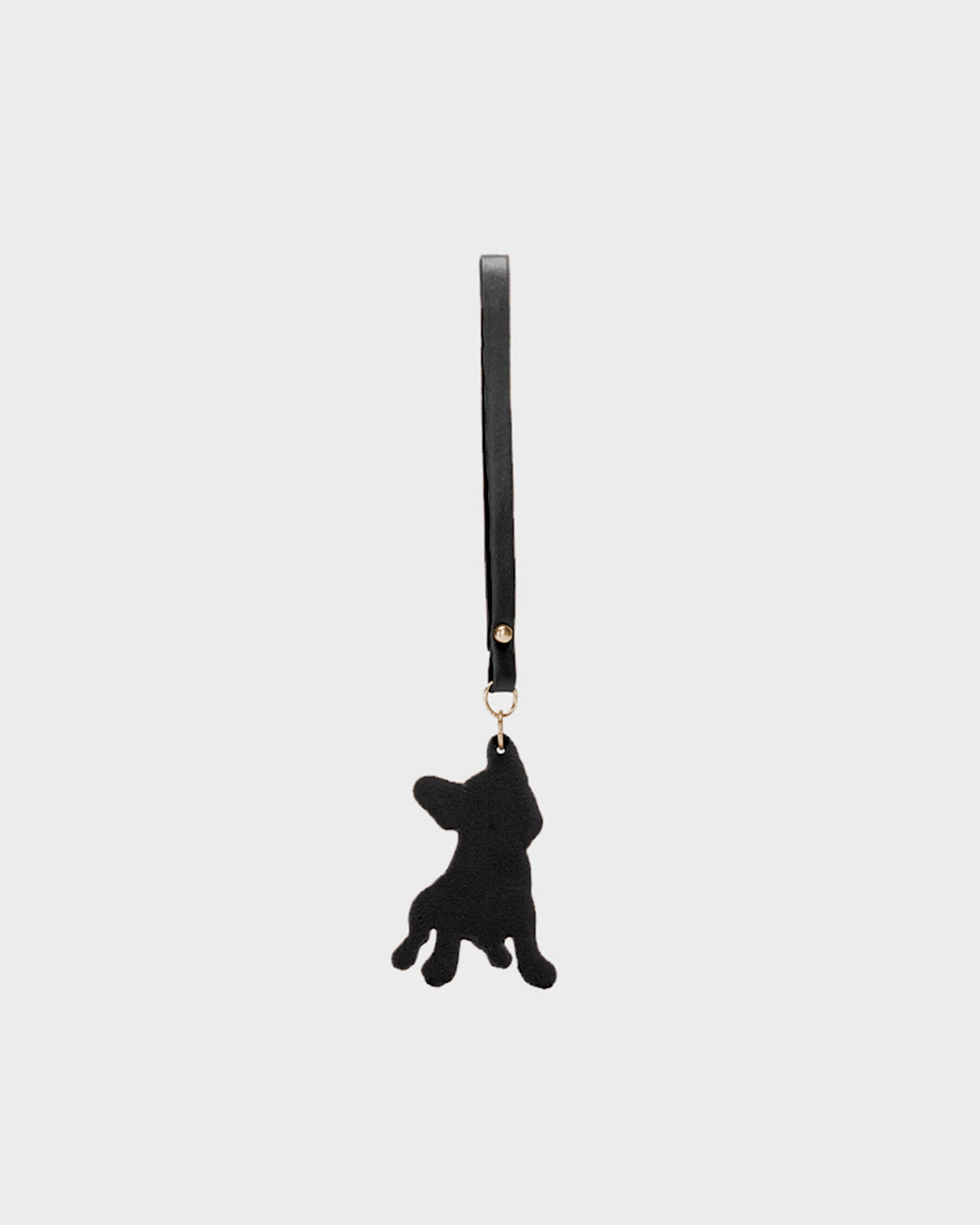 Paris Pup Key chain in Black