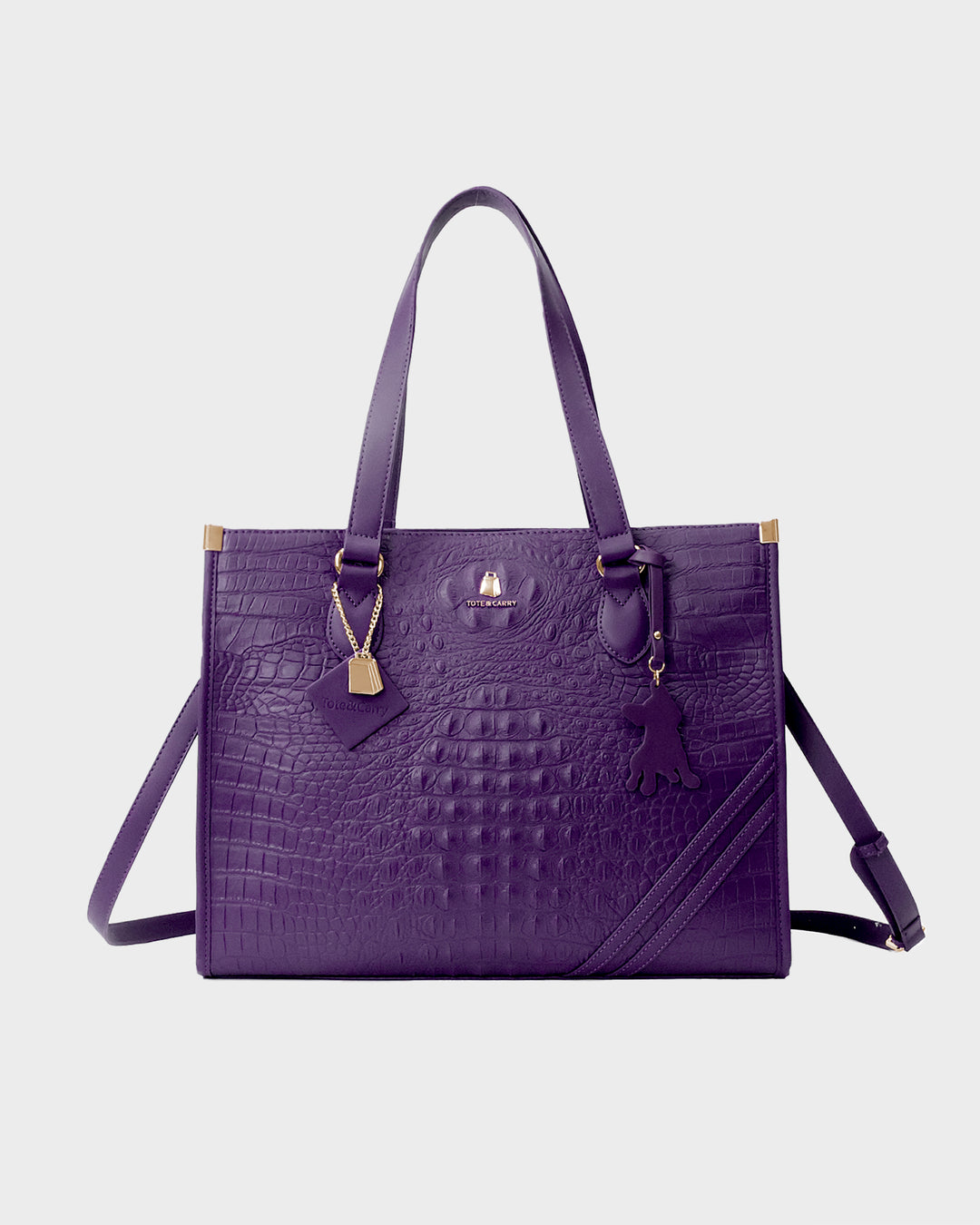 Paris Pup Key chain in Purple