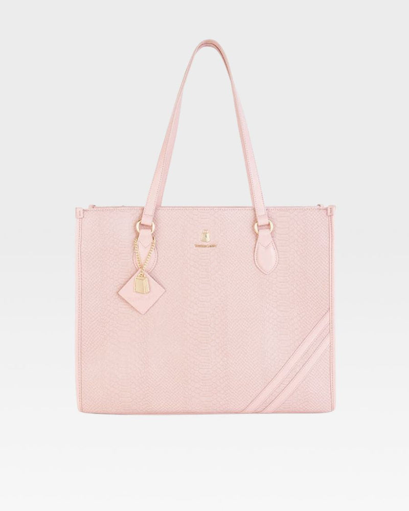Signature City Tote Bag in Pink