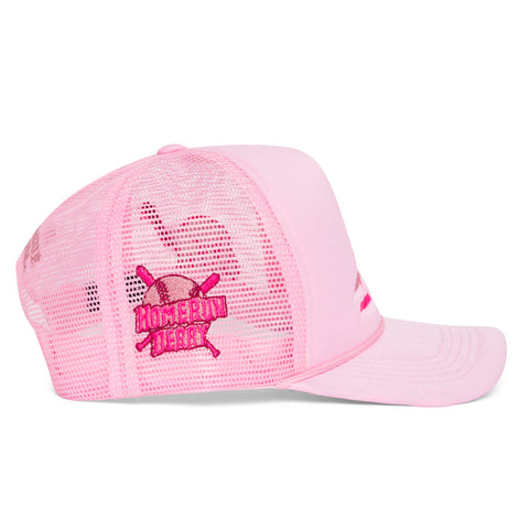 Pink Home Run Derry Trucker Hat