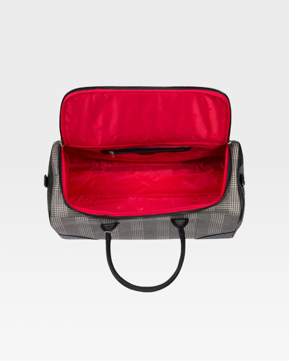 Plaid Travel Set in Black
